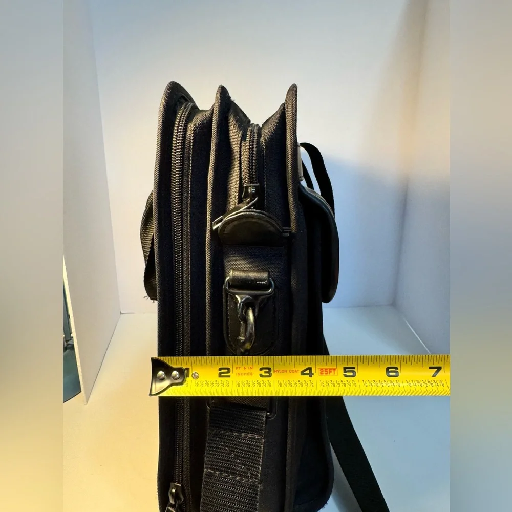GATEWAY Vintage Computer Laptop Notebook Messenger Bag - Black - 14x13